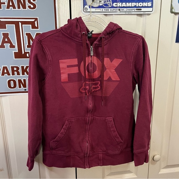 Fox Women’s Full Zip Hoodie Sweatshirt - Picture 3 of 7